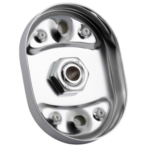 Полка универсальная Lidz Oreo 0902 стеклянная (52*16 см) LDORE0902CRM22179 Chrome