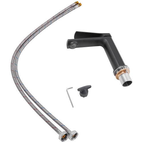 Змішувач для раковини Qtap Slavonice QTSLA1042103B Black Matt