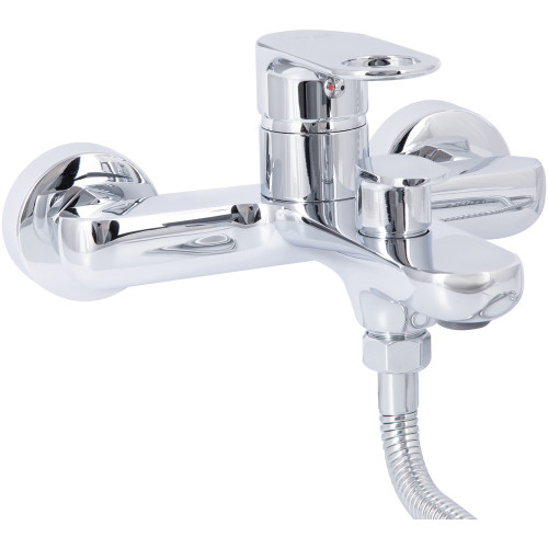 Змішувач для ванни Qtap Jay (з душовим гарнітуром) QTJAY259CRM45541 Chrome