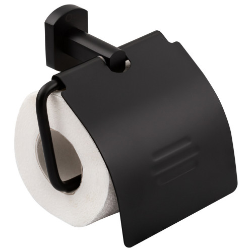 Держатель для туалетной бумаги Qtap Liberty QTLIBBLM1151 Black
