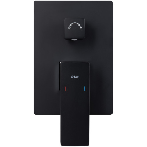 Душова система універсальна Qtap Gemini прихованого монтажу на три споживача QTGEM114BLM45703 Black Matt