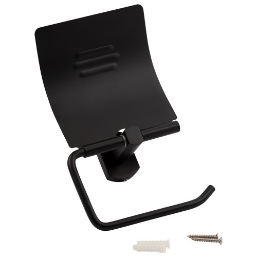 Держатель для туалетной бумаги Qtap Liberty QTLIBBLM1151 Black