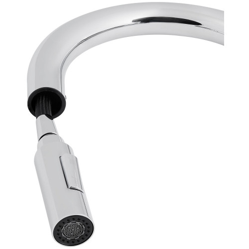 Смеситель для кухни Qtap Lenicka с выдвижным изливом QTLEN9138103UC Chrome