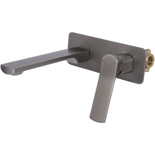 Змішувач для раковини Qtap Slavonice прихованого монтажу QTSLA273GMB45920 Gunmetal Black PVD