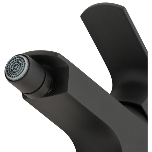 Смеситель для биде Qtap Lipno QTLIPNO2023101CB Black Matt