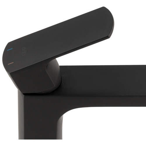 Змішувач для раковини Qtap Lipno високий QTLIPNO1023H101CB Black Matt