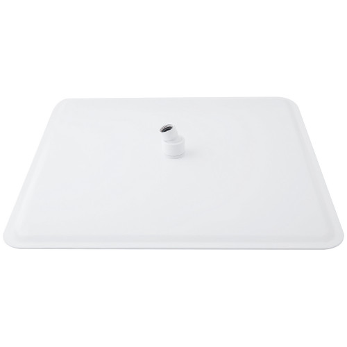 Лейка для верхнего душа Qtap Hlavova 400х400 мм прямоугольная QTHLAS400N1ZWW White