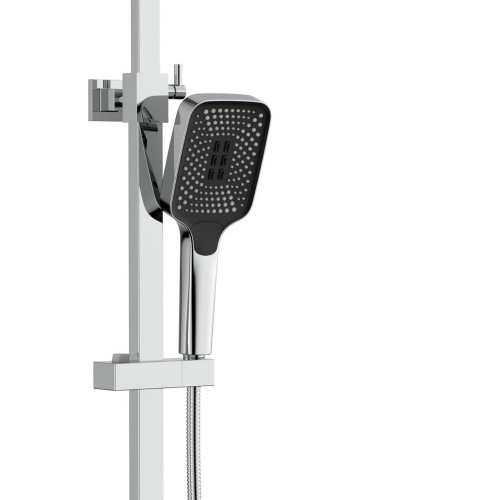 Душова система універсальна Qtap Sloup термостатична на два споживача QTSL57103KNC Chrome