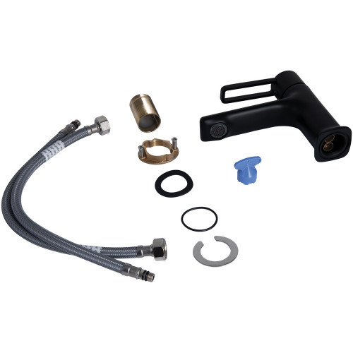 Змішувач для раковини Qtap Taurus QTTAU270BLM45660 Black Matt