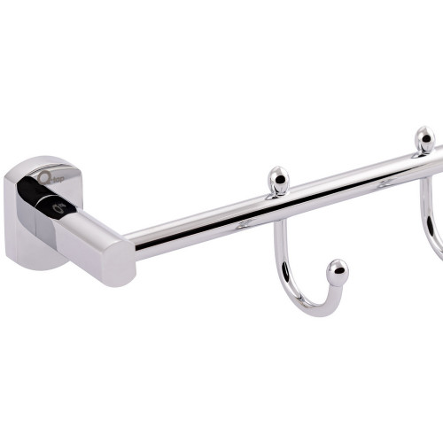 Держатель для полотенца Qtap Liberty 4 крючка 450 мм QTLIBCRM11544 Chrome