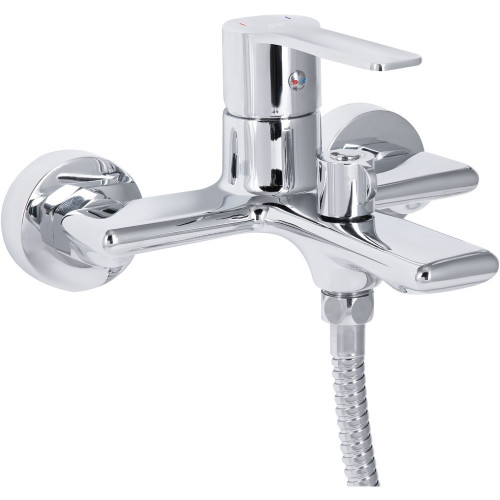 Змішувач для ванни Qtap Taurus (з душовим гарнітуром) QTTAU259CRM45661 Chrome