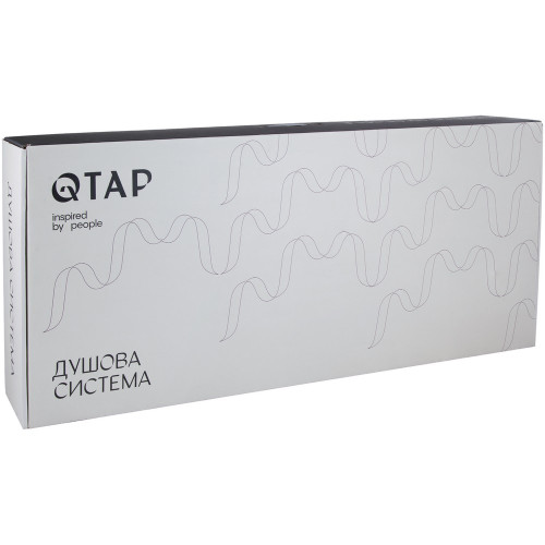 Душова система універсальна Qtap Aries на три споживача (з виливом) QTARI111CRM45560 Chrome