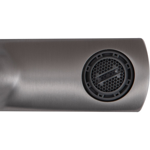 Смеситель для ванны Qtap Slavonice (c душевым гарнитуром) QTSLV259GMB48035 Gunmetal Black PVD
