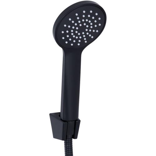Змішувач для ванни Lidz Latwa 006 (з душовим гарнітуром) (k35) LDLAT006BLA45419 Black