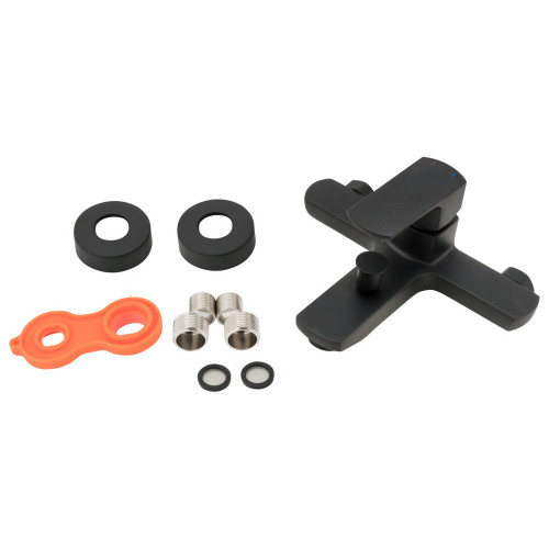 Змішувач для ванни Qtap Lipno QTNH3023101DCB Black Matt