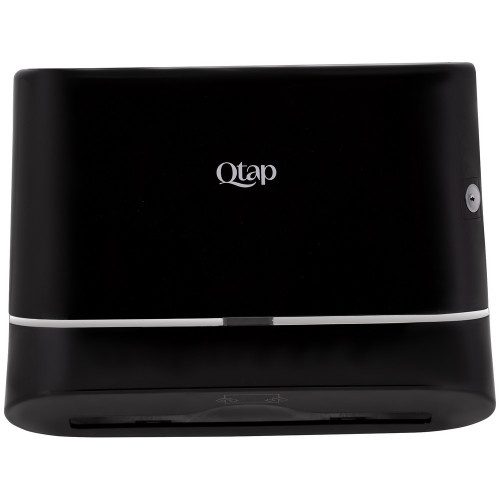 Держатель для бумажных полотенец Qtap Pohodli 300 мм QTDR600BP Black (Pobut)