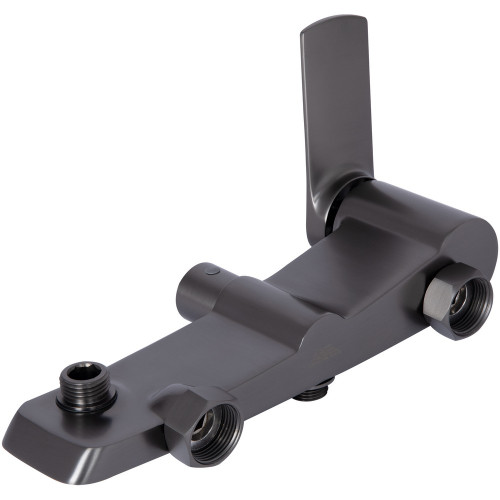 Душевая система для душа Qtap Slavonice на два потребителя QTSLA110GMB45913 Gunmetal Black PVD