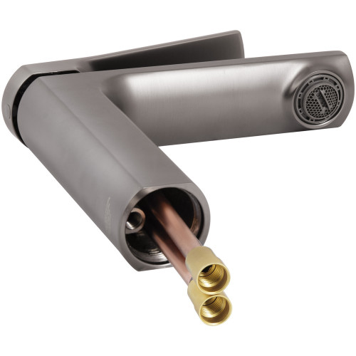 Смеситель для раковины Qtap Slavonice QTSLA270GMB45924 Gunmetal Black PVD