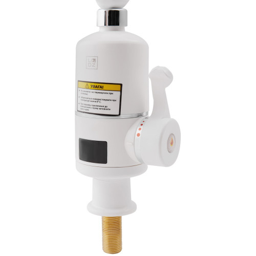 Проточний кран для кухні Lidz Warm 057 LDWAR057WCR24983 White / Chrome
