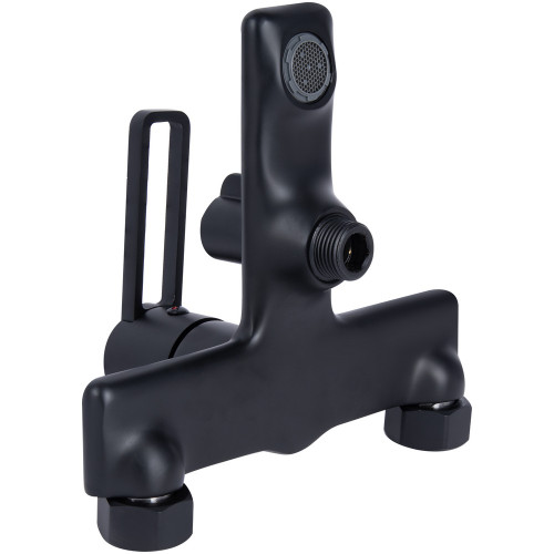 Змішувач для ванни Qtap Taurus (з душовим гарнітуром) QTTAU259BLM45662 Black Matt