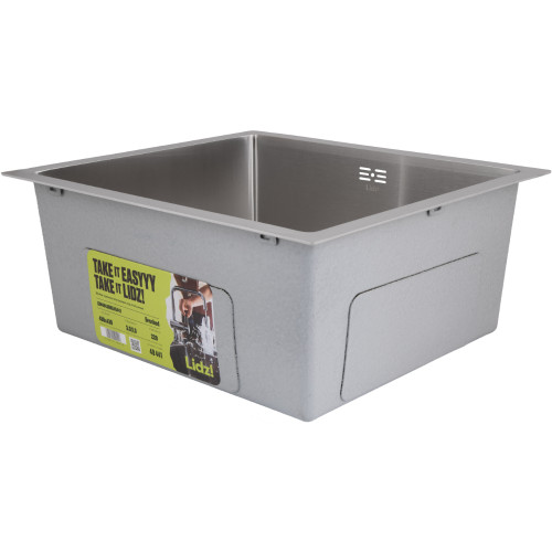 Мийка для кухні інтегрована під стільницю Lidz Handmade H4843 Brushed Steel 3,0/1,0 мм LDH4843BRU49441