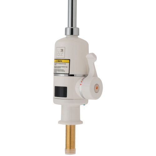 Проточний кран для кухні Lidz Warm 056 LDWAR056WCR24984 White / Chrome