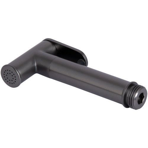 Набор для гигиенического душа Qtap Slavonice округлый QTSLA262GMB45916 Gunmetal Black PVD