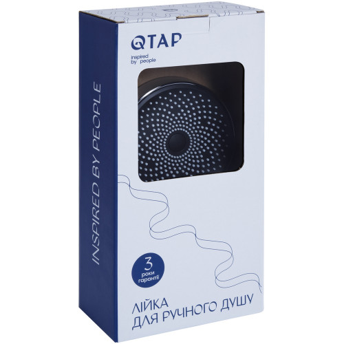 Лейка для ручного душа Qtap Rucni D 130 мм округлая QTRUC125CRM45952 Chrome