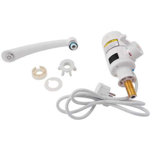 Проточний кран для кухні Lidz Warm 057 LDWAR057WCR24983 White / Chrome