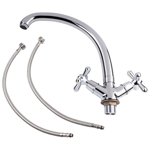 Змішувач для кухні Lidz Dominox 273F двохвентильний LDDOM273FCRM35539 Chrome