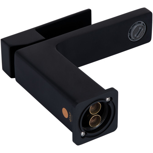 Змішувач для раковини Qtap Gemini QTGEM270BLM45674 Black Matt