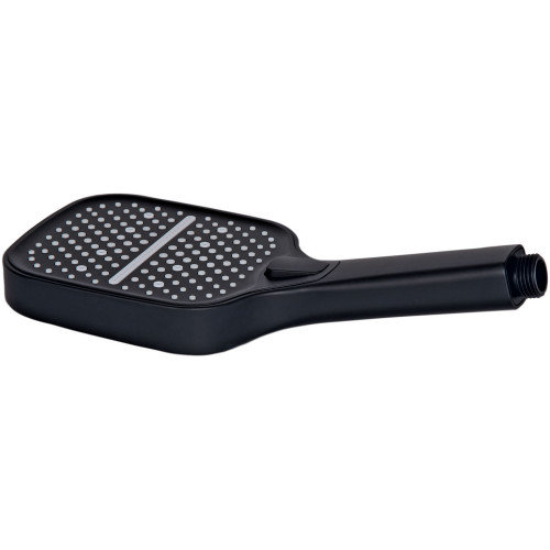Лійка для ручного душу Qtap Rucni 260x120 мм округла QTRUC125BLM45782 Black Matt