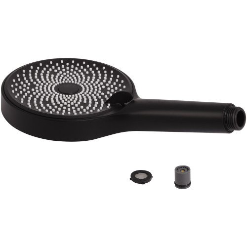 Лейка для ручного душа Qtap Rucni D 130 мм округлая QTRUC125BLM45953 Black Matt
