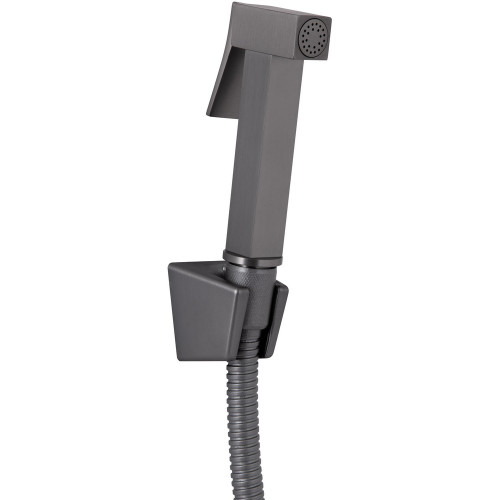 Смеситель для раковины Qtap Gemini (с гигиеническим душем) QTGEM272GMB45692 Gunmetal Black PVD