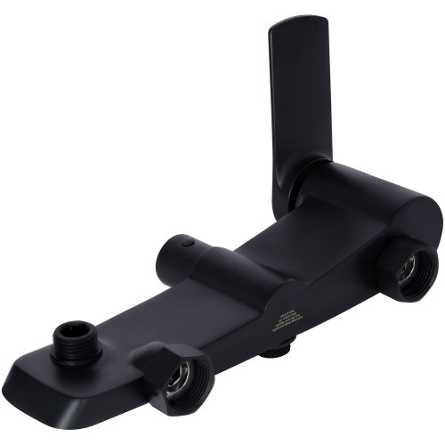Душова система для душу Qtap Slavonice на два споживача QTSLA110BLM45914 Black Matt