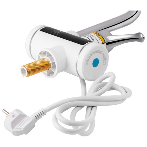Проточний кран для кухні Lidz Warm 058 LDWAR058WCR24985 White / Chrome