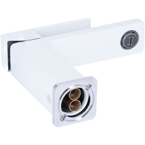 Змішувач для раковини Qtap Gemini QTGEM270CRW45675 Chrome/White