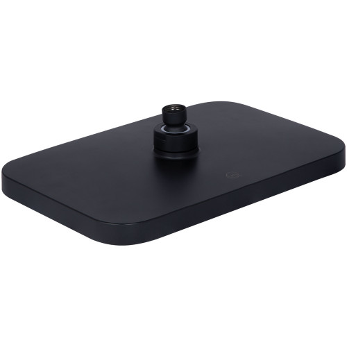 Лейка для верхнего душа Qtap Hlavova 300x200 мм прямоугольная QTHLA107BLM45783 Black Matt
