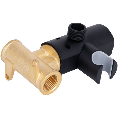 Набор для гигиенического душа Qtap Slavonice округлый QTSLA262BLM45917 Black Matt
