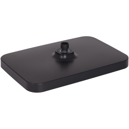 Лейка для верхнего душа Qtap Hlavova 330х220 мм прямоугольная QTHLA107BLM45945 Black Matt