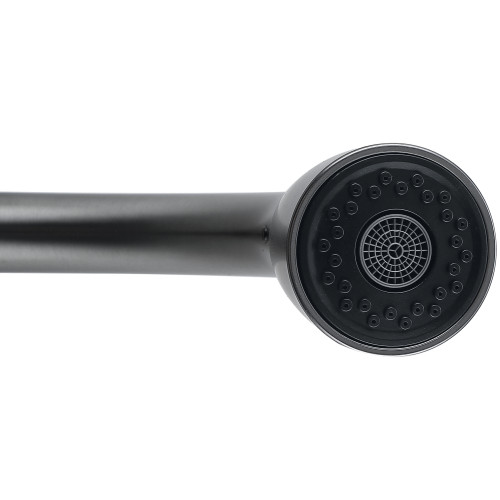 Смеситель для кухни Lidz Aria 015FL (k35) с выдвижным изливом LDARI015FLGRP49560 Graphite