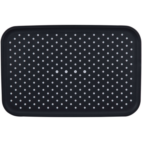 Лейка для верхнего душа Qtap Hlavova 300x200 мм прямоугольная QTHLA107BLM45783 Black Matt