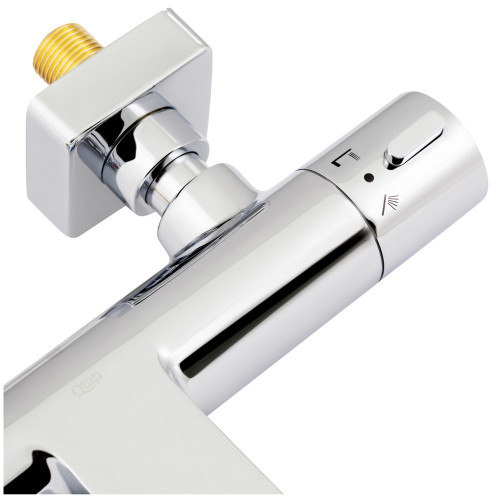 Змішувач для ванни Qtap Votice термостатичний QVTC30T105GC Chrome