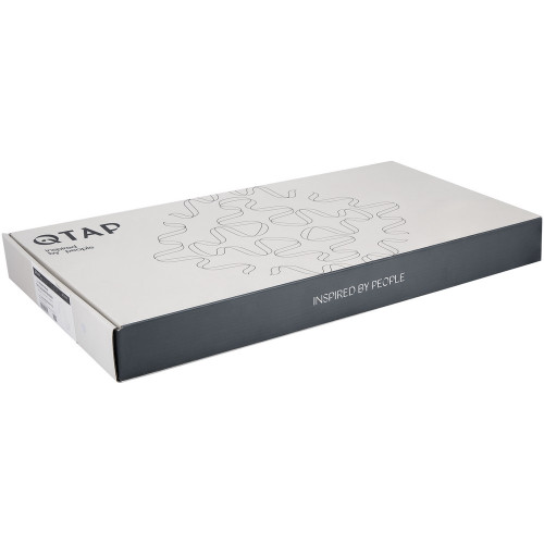 Смеситель для кухни Qtap Vlasta New с выдвижным изливом QTVLA344GMB45647 Gunmetal Black PVD