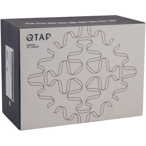 Змішувач для ванни Qtap Gemini (з душовим гарнітуром) QTGEM259CRW45683 Chrome/White