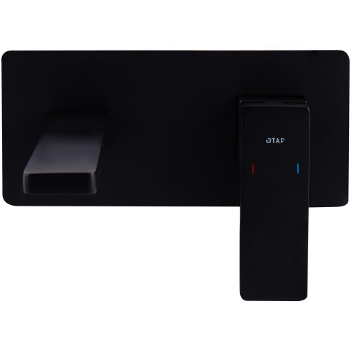 Змішувач для раковини Qtap Gemini прихованого монтажу QTGEM273BLM45694 Black Matt