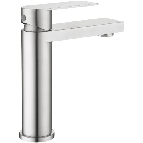 Змішувач для раковини низький Lidz Nexus 001F (k35) LDNEX001FNKS49184 Nickel