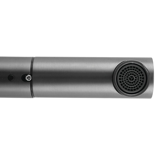 Смеситель для кухни Lidz Aria 015FL1 (k35) с выдвижным изливом LDARI015FL1GRP49561 Graphite