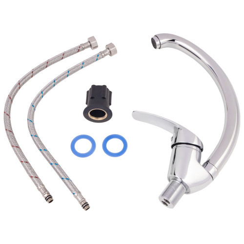 Змішувач для кухні Lidz Mars 008F (k40) LDMAR008FCRM34858 Chrome