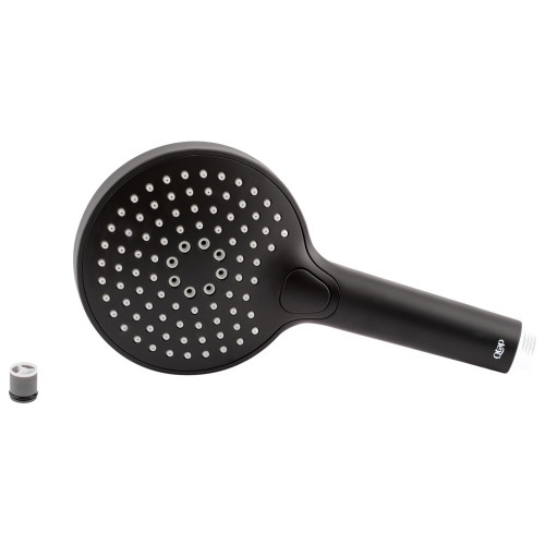 Лійка для ручного душу Qtap Rucni 120 мм округла QTRUCA120O3KBB Black Matt